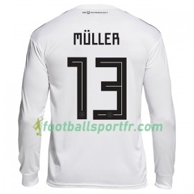 Tenue Allemagne Muller 13 Domicile Coupe du monde 2018 Maillot de Foot ML